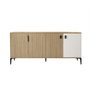 Hanah Home Neva 4005 Consola Roble y Blanco